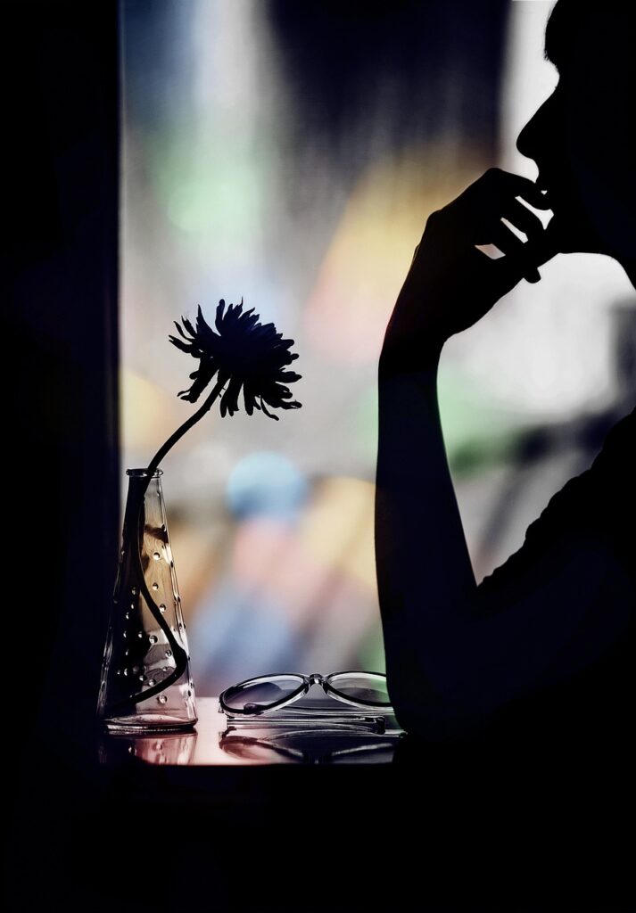 black, flower, woman, flower wallpaper, flower background, colour, beautiful flowers, nature, window